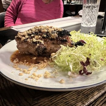 Moe's - Pork chop w pistachio crust - Steakhouses Near Me - San Diego, California Moe's - Pork chop w pistachio crust - Steakhouses Near Me - San Diego, California
