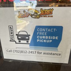 Jojo's Jerky - Called phone. Voicemail inbox full.