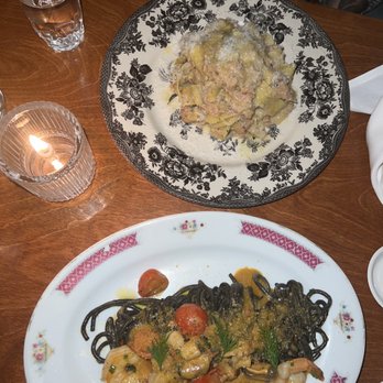 Ask For Luigi - 1) pappardelle, ragu del giorno 2) bigoli nero, seafood, cherry tomatoes, uni butter & pangrattato - Italian Near Me - Vancouver, British Columbia Ask For Luigi - 1) pappardelle, ragu del giorno 2) bigoli nero, seafood, cherry tomatoes, uni butter & pangrattato - Italian Near Me - Vancouver, British Columbia