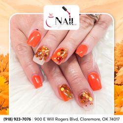 Signature Nail Bar - Celebrate the start of fall with metallic and shimmer nails! Add some sparkle to your October look.