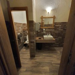Marstall Boitzenburg - Sehr saubere WC-Anlagen, passend zum gesamten Stil.