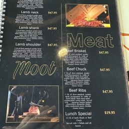 Menu at Meat Moot Menu at Meat Moot