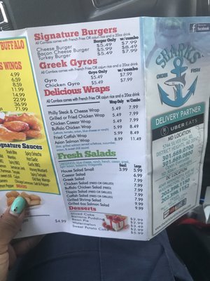 Menu photo 2 shark's fish and chicken District Heights, MD Menu photo 2 shark's fish and chicken District Heights, MD