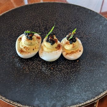 Madera - Deviled eggs - New American Near Me - Menlo Park, California Madera - Deviled eggs - New American Near Me - Menlo Park, California