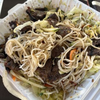 Saigon Pho & Grill - Lemongrass beef vermicelli (added chili oil) - Vietnamese Near Me - Monroe, Washington