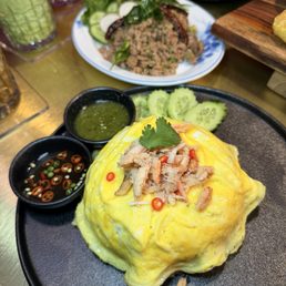 Crab Fried Rice With Omelette Crab Fried Rice With Omelette