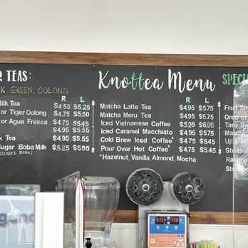 Knottea Cafe House - Menu as of November 2023 - Coffee & Tea Near Me - Stanton, California Knottea Cafe House - Menu as of November 2023 - Coffee & Tea Near Me - Stanton, California
