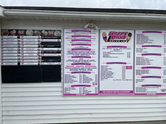 Menu photo 1 Happy Days Drive Inn Cato, NY Menu photo 1 Happy Days Drive Inn Cato, NY