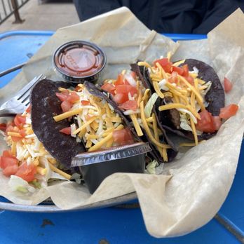 RelicRoad Brewing - Hamburger beef tacos! - Breweries Near Me - Winslow, Arizona