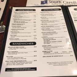 T-Roy's Restaurant - Front of menu says Seafood however there's only a few items for seafood. Rather disappointing.