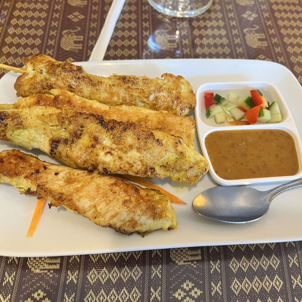 chicken satay skewers