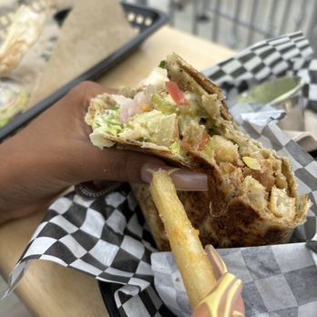 Angry AL's - Cali-Warma Wrap - Mediterranean Near Me - Huntington Beach, California Angry AL's - Cali-Warma Wrap - Mediterranean Near Me - Huntington Beach, California