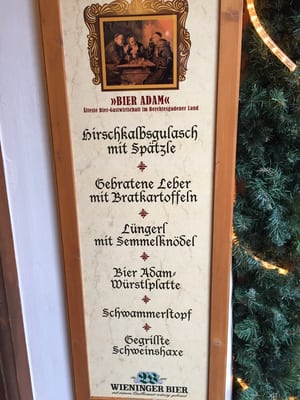 Menu photo 2 Bier-Adam Berchtesgaden, BY Menu photo 2 Bier-Adam Berchtesgaden, BY