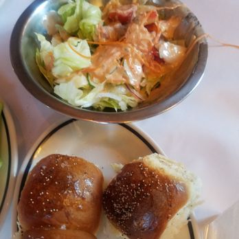 La Lucha - Delish rolls with a basic salad - Seafood Near Me - Houston, Texas La Lucha - Delish rolls with a basic salad - Seafood Near Me - Houston, Texas