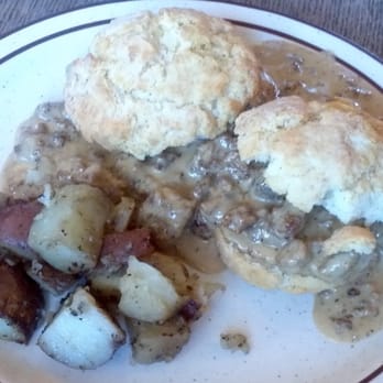 Hangar Cafe - Sausage Biscuits & Gravy - Breakfast & Brunch Near Me - Seattle, Washington Hangar Cafe - Sausage Biscuits & Gravy - Breakfast & Brunch Near Me - Seattle, Washington