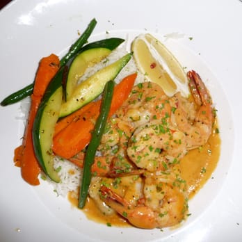 21 Steps Kitchen & Bar - prawns & Scallops, chipotle garlic butter - YUM! - Steakhouses Near Me - Whistler, British Columbia