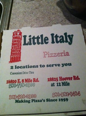 Menu photo 5 Little Italy Pizzeria Warren, MI Menu photo 5 Little Italy Pizzeria Warren, MI