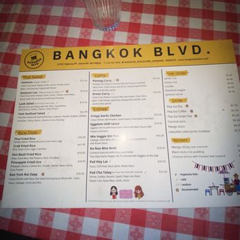 Bangkok Boulevard - Menu - Thai Near Me - Edmonds, Washington