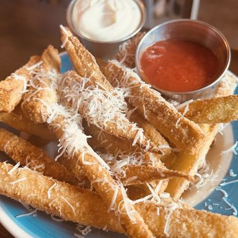 Blue Pan Pizza - Eggplant Fries - Pizza Near Me - Denver, Colorado Blue Pan Pizza - Eggplant Fries - Pizza Near Me - Denver, Colorado