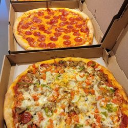 Anthony's Pizzeria & Italian Restaurant - The Boss.  Pepperoni.   Cheese.