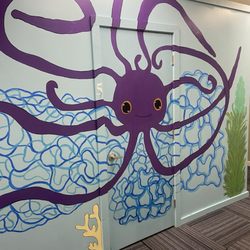 Kist By The Sun - Adorable octopus mural!