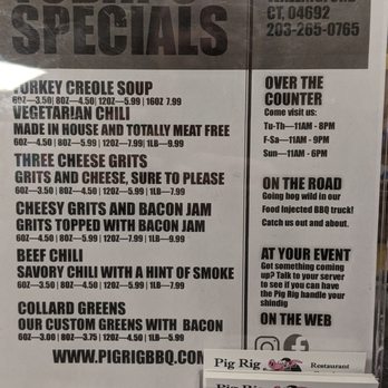 The Pig Rig BBQ - Barbeque Near Me - Wallingford, Connecticut