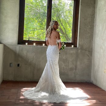 Altered For the Altar - They removed the mesh and remade the back with the zipper on the side and added buttons - Sewing & Alterations Near Me - Dallas, Texas