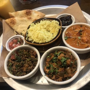Curry Up Now - Meat Sweats Thali - Indian Near Me - Decatur, Georgia