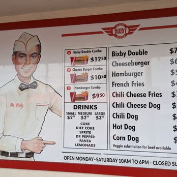 Bixby Classic Burger - Main menu - Burgers Near Me - Long Beach, California