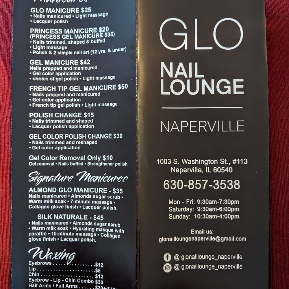 glo nails prices