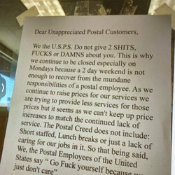 USPS - For those of you who know how terrible this place is it's the final straw the Redondo Beach manager has been contacted