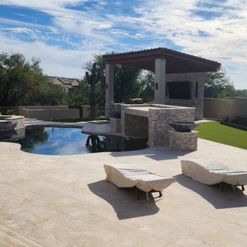 Camelback Hardscapes - Backyard 1 - Masonry/Concrete Near Me - Scottsdale, Arizona