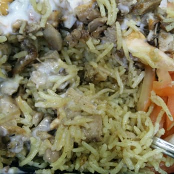 Shawarma Hut - Clear look at the basmati rice! - Mediterranean Near Me - Mississauga, Ontario