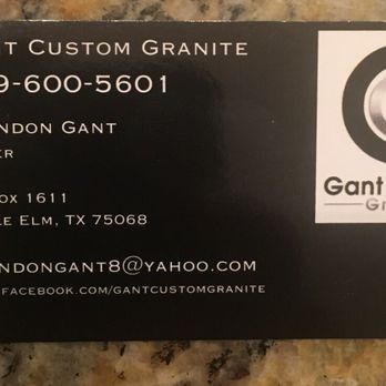Gant Custom Granite - Call this guy now! - Building Supplies Near Me Gant Custom Granite - Call this guy now! - Building Supplies Near Me