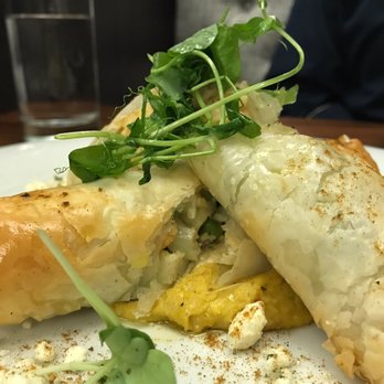 Brim House - Cauliflower appetizer. Puff pastry with curry sauce. - American Near Me - Toledo, Ohio