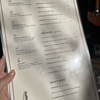 Cherry Creek Grill - Drink Menu - New American Near Me - Denver, Colorado