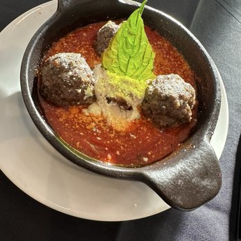 Grace Pizza and Shakes - A5 pork beef meatballs - Pizza Near Me - Houston, Texas