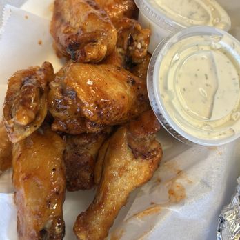 Richie B’s Pizza - Peach Habanero wings! - Pizza Near Me - Albuquerque, New Mexico