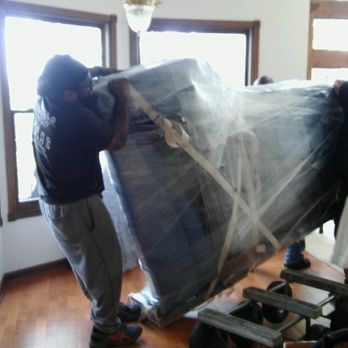 Apollo Strong Moving - Getting it off the big dolly. - Movers Near Me - Arlington, Texas