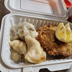 Margarita’s Dishes - Perogies, schnitzel
