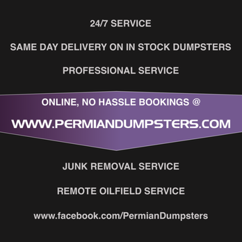 Permian Dumpsters - Dumpster Rental Near Me - Odessa, Texas Permian Dumpsters - Dumpster Rental Near Me - Odessa, Texas