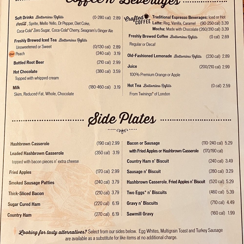 Cracker Barrel - Beverage menu - Breakfast & Brunch Near Me - Fishkill, New York Cracker Barrel - Beverage menu - Breakfast & Brunch Near Me - Fishkill, New York