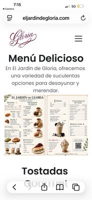 Menu photo 1 Gloria Gijón, O