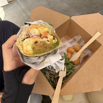 Malou Coffee - breakfast burrito - Coffee & Tea Near Me - Los Angeles, California