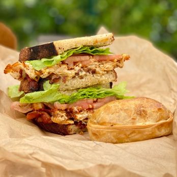 Flour & Weirdoughs - BLT and ham and cheese empanada - Bakeries Near Me - Key Biscayne, Florida