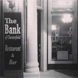 Bank of Chesterfield Restaurant and Bar - Front Entrance from Main Street