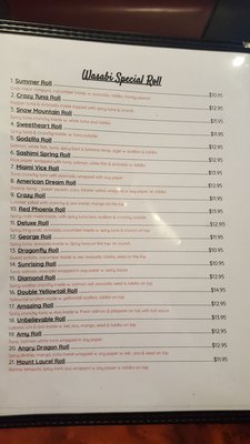 Menu photo 5 Wasabi Japanese's Cuisine Mount Laurel, NJ Menu photo 5 Wasabi Japanese's Cuisine Mount Laurel, NJ