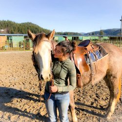 Feather River Stables - Kalea Bell, one of the guides at Feather River Stables. She is Amazing!