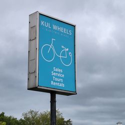 Kul Wheels Electric Bikes - Road sign