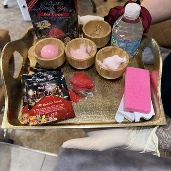 Glow Nails & Spa - Deluxe Spa Pedicure - Day Spas Near Me - Coral Springs, Florida